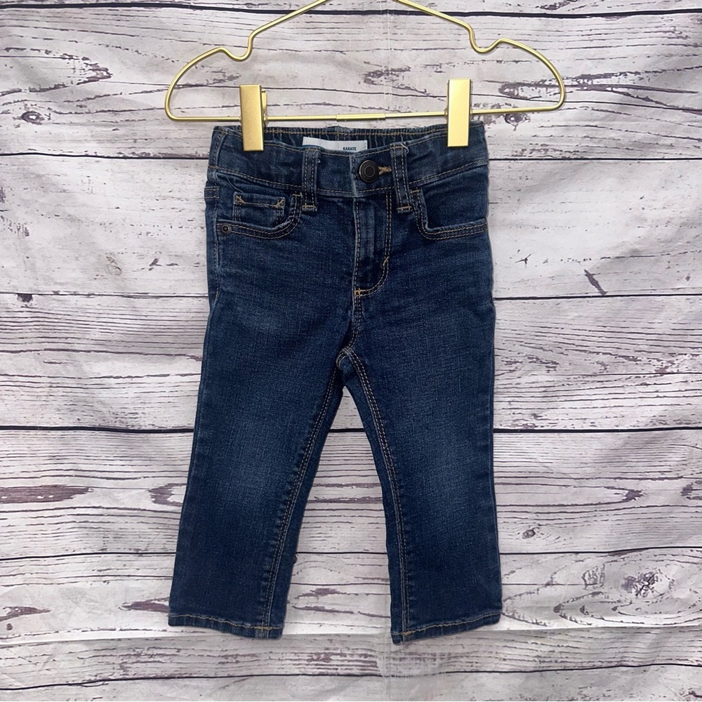 Old Navy Karate Skinny Blue Denim Jeans Size 12-18 Months